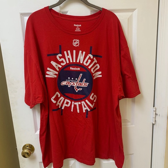 Reebok Washington‎ Capitals NHL T-Shirt Graphic Tee Mens 2XL - Picture 1 of 4